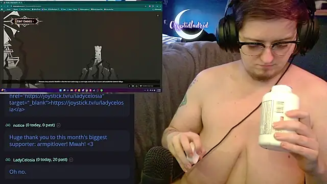 CryptidIndrid online show from January 2025 10:24:02 PM