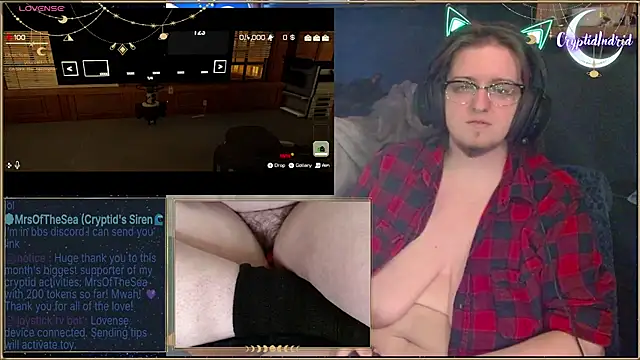 CryptidIndrid online show from February 2025 02:04:01 AM