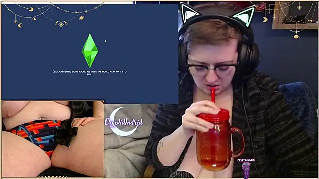 CryptidIndrid online show from March 2025 01:25:02 AM