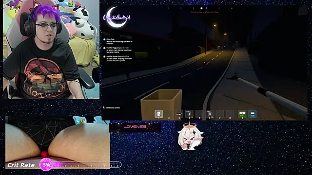 CryptidIndrid online show from September 2025 12:54:01 AM