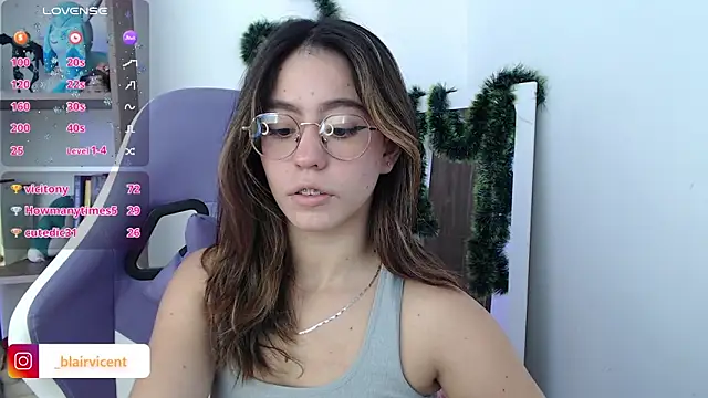 BlairVicent online show from December 2024 03:00:02 PM