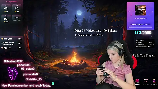 Lisaonthemoon online show from January 2025 10:13:02 PM