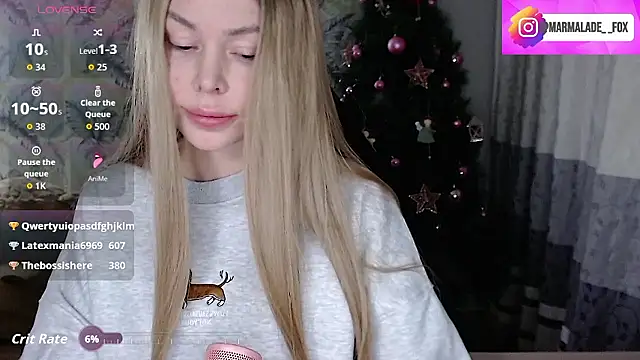 Snapshot of Marmalade_Fox chatting on January 2026 04:44:01 PM Marmalade Fox online show from January 2026 04:44:01 PM