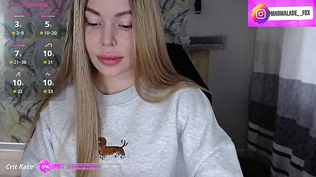 Snapshot of Marmalade_Fox chatting on February 2026 09:19:02 AM Marmalade Fox online show from February 2026 09:19:02 AM