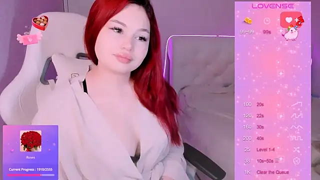 Snapshot of MissClarks chatting on February 2025 10:05:01 AM MissClarks online show from February 2025 10:05:01 AM