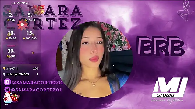 SamaraCortez online show from December 2025 07:53:02 PM