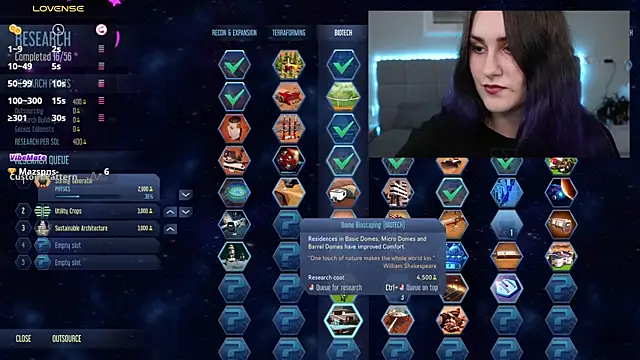 Erotic Synth Goddess online show from September 2025 03:14:01 PM