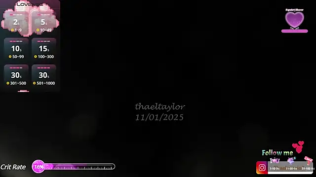  thaeltaylor online show from January 2025 05:41:01 PM