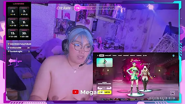 MegariaB online show from February 2025 07:40:01 AM