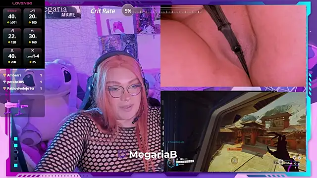 MegariaB online show from February 2025 07:45:01 AM