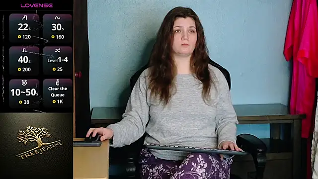 TreeJeanne online show from March 2026 03:01:02 AM