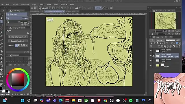 DrenchedArt online show from December 2024 09:28:01 PM