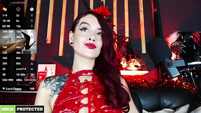 Liilith goddess  online show from December 2025 11:10:01 PM