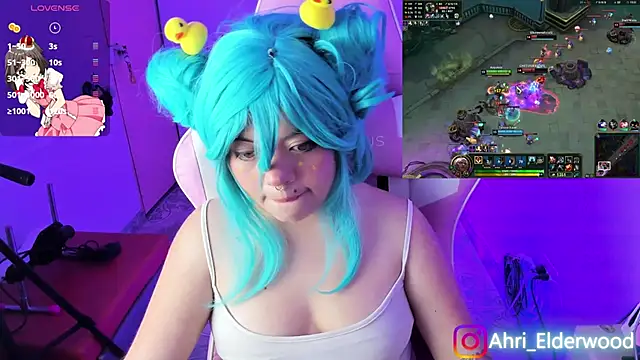 Ahri Elderwood online show from December 2024 08:00:02 AM