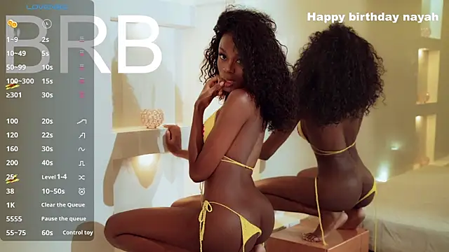 Nayah Dussa1 online show from December 2024 09:38:02 PM