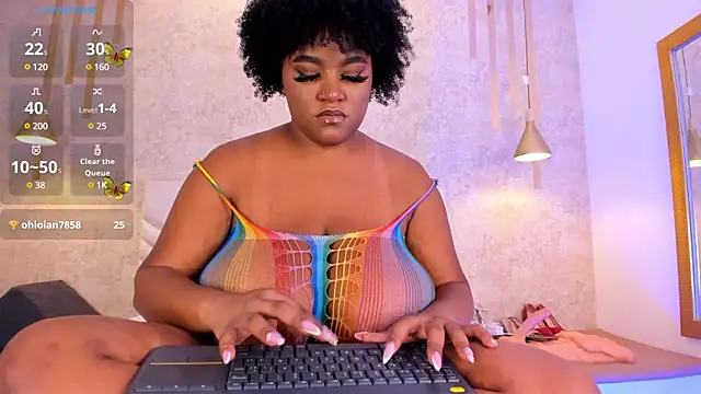 NiiaMoore online show from January 2025 05:08:01 PM