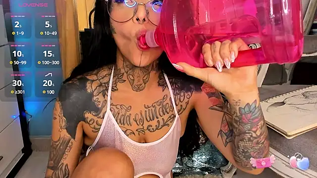 Snapshot of NinaInk chatting on March 2025 03:17:02 PM NinaInk online show from March 2025 03:17:02 PM