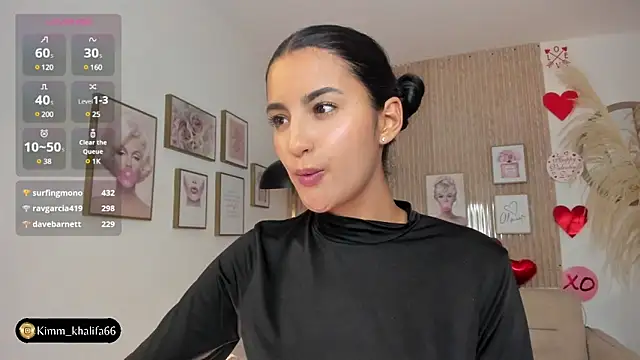 Snapshot of Kimm_khalifa chatting on February 2025 01:40:02 AM Kimm khalifa online show from February 2025 01:40:02 AM