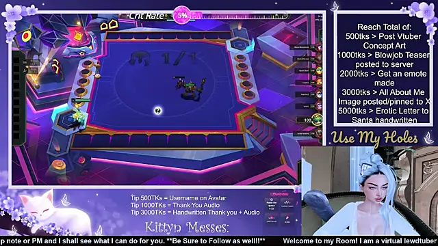 SassyKittyn online show from December 2024 06:14:01 AM