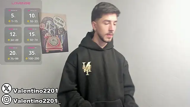 Valentino Xander online show from March 2025 01:11:01 AM