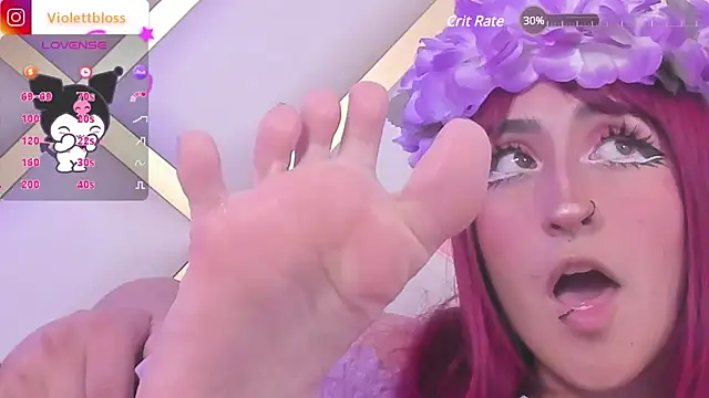 Violettbloss online show from March 2025 03:35:01 AM