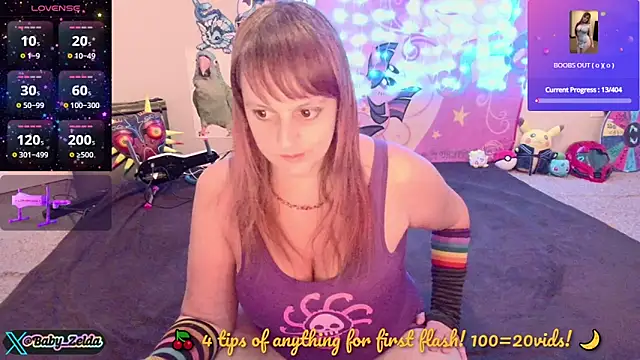 BabyZelda online show from November 2025 12:33:01 AM