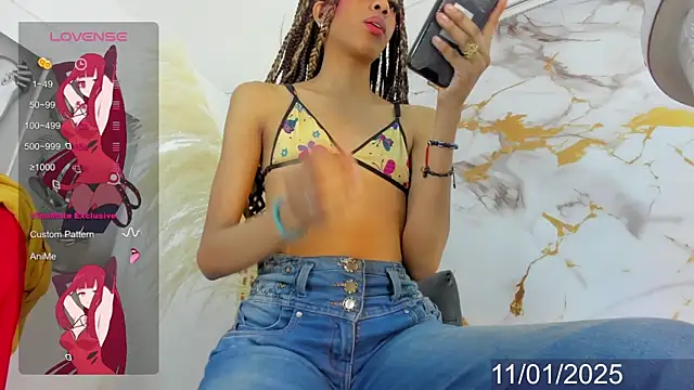 Snapshot of MystiqueTs chatting on January 2025 09:15:01 PM MystiqueTs online show from January 2025 09:15:01 PM