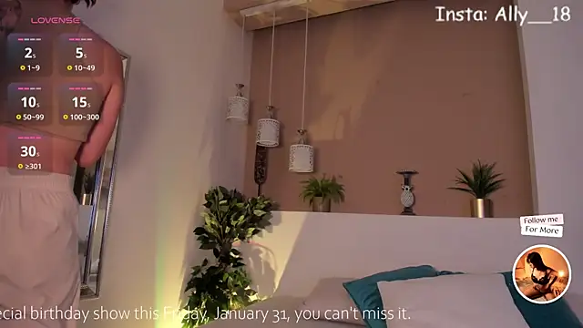 Ally addams online show from January 2025 03:33:02 AM