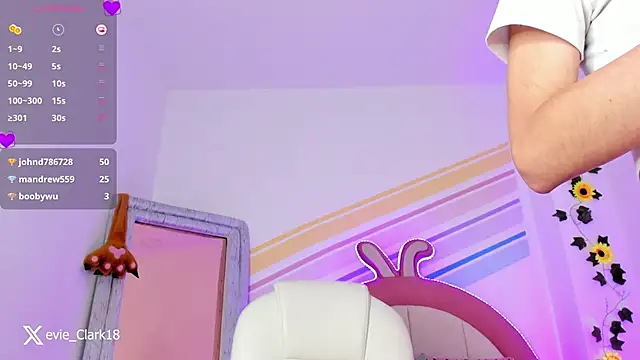 Evie Clark online show from January 2025 06:56:01 PM