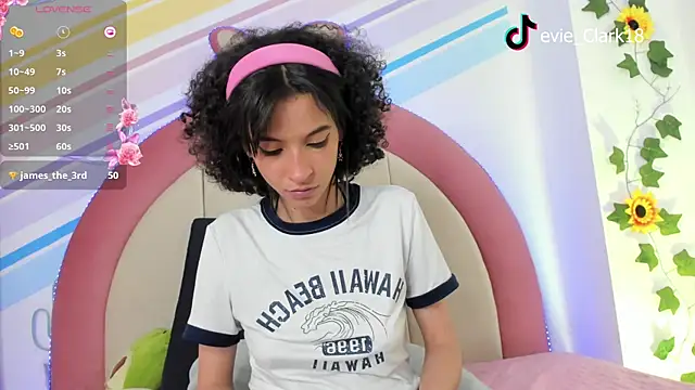 Evie Clark online show from January 2025 11:02:01 PM