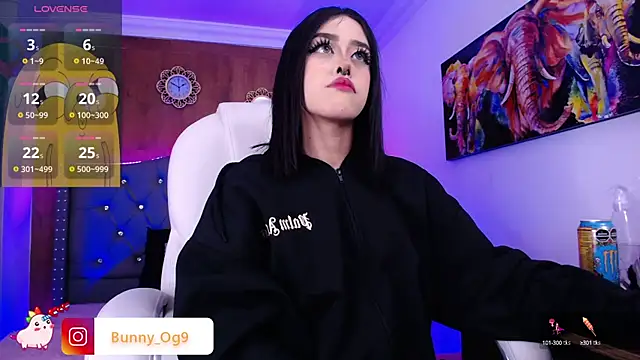 Snapshot of Bunny_O chatting on January 2025 08:42:01 PM Bunny O online show from January 2025 08:42:01 PM