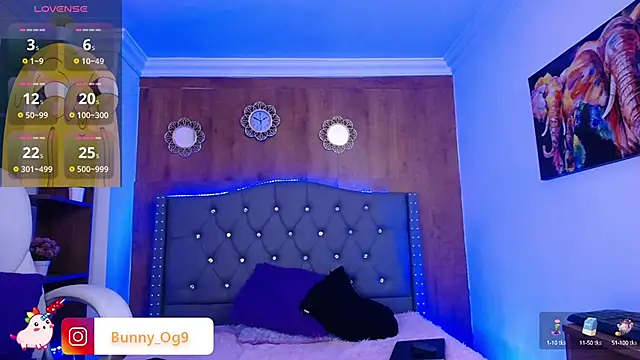 Snapshot of Bunny_O chatting on March 2025 11:22:01 PM Bunny O online show from March 2025 11:22:01 PM