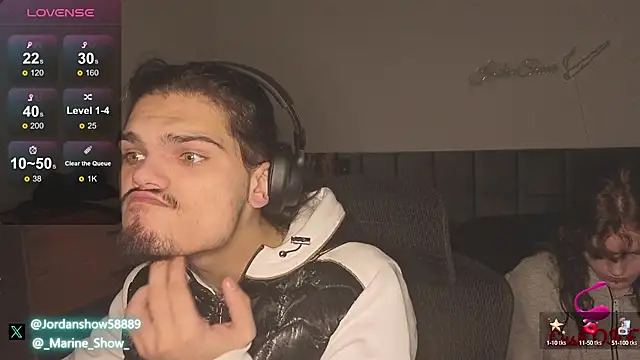 Snapshot of JordanShow chatting on January 2025 10:08:02 PM JordanShow online show from January 2025 10:08:02 PM