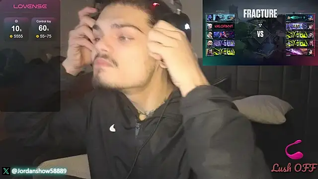 Snapshot of JordanShow chatting on February 2025 10:10:02 PM JordanShow online show from February 2025 10:10:02 PM