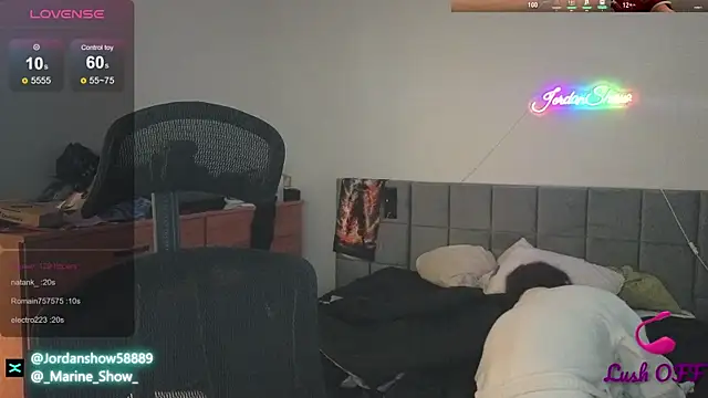 Snapshot of JordanShow chatting on February 2025 12:17:02 PM JordanShow online show from February 2025 12:17:02 PM