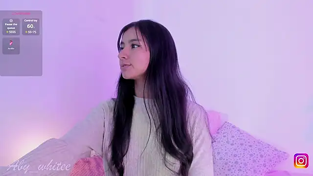 Snapshot of AbyWhitee chatting on December 2024 05:07:01 AM AbyWhitee online show from December 2024 05:07:01 AM