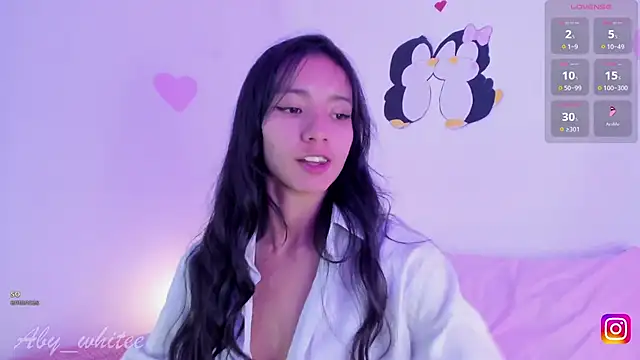 Snapshot of AbyWhitee chatting on February 2025 09:00:02 AM AbyWhitee online show from February 2025 09:00:02 AM