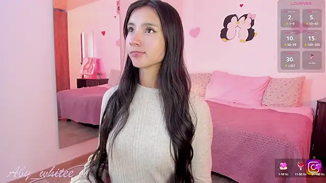 Snapshot of AbyWhitee chatting on March 2025 01:43:01 AM AbyWhitee online show from March 2025 01:43:01 AM