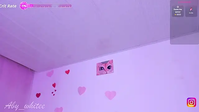 Snapshot of AbyWhitee chatting on October 2025 12:13:02 PM AbyWhitee online show from October 2025 12:13:02 PM