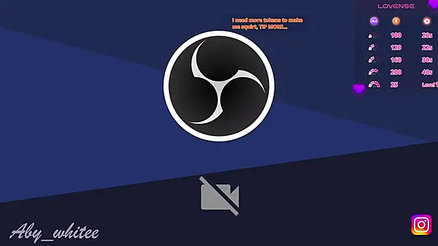 Snapshot of AbyWhitee chatting on October 2025 12:57:01 AM AbyWhitee online show from October 2025 12:57:01 AM