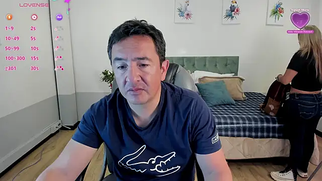 Snapshot of Sam_and_molly_ chatting on January 2025 07:11:01 PM Sam and molly online show from January 2025 07:11:01 PM