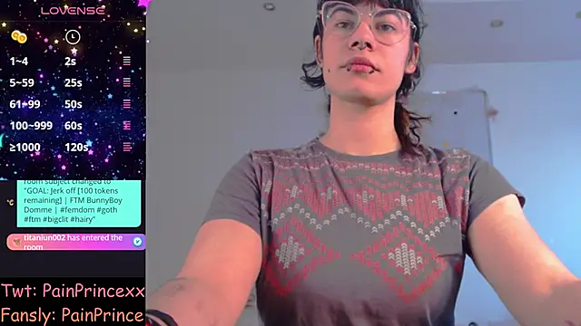 Snapshot of pain_princee chatting on March 2025 02:48:01 PM pain princee online show from March 2025 02:48:01 PM