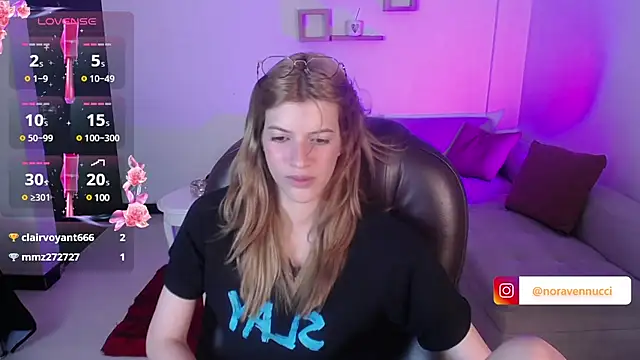 Snapshot of Nora_Vennucci chatting on February 2025 09:48:01 PM Nora Vennucci online show from February 2025 09:48:01 PM