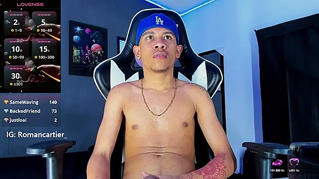 Snapshot of Romancartier_1 chatting on February 2025 10:34:01 AM Romancartier 1 online show from February 2025 10:34:01 AM