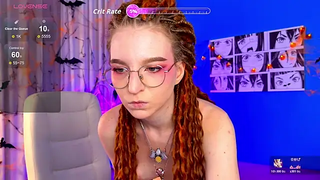 Snapshot of VioletShine chatting on October 2025 12:50:01 PM VioletShine online show from October 2025 12:50:01 PM