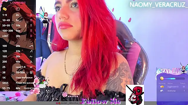 Naomy veracruz  online show from February 2025 04:00:01 PM