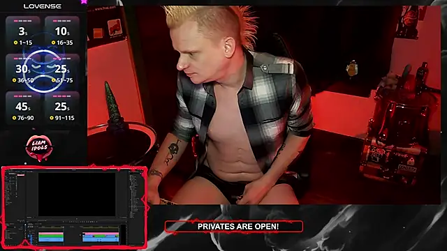 LiamIdols online show from January 2025 09:29:01 PM