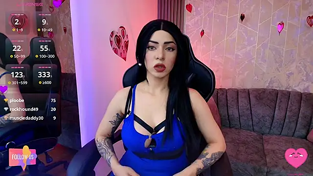 Aurora thomas  1 online show from February 2025 09:15:01 AM