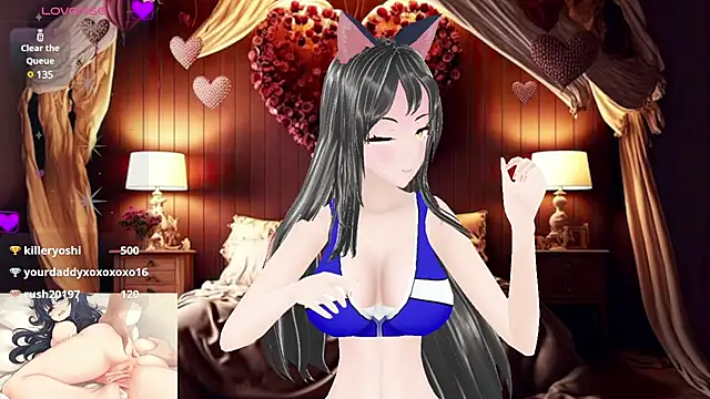 Snapshot of KimiStar chatting on February 2025 09:55:01 PM KimiStar online show from February 2025 09:55:01 PM