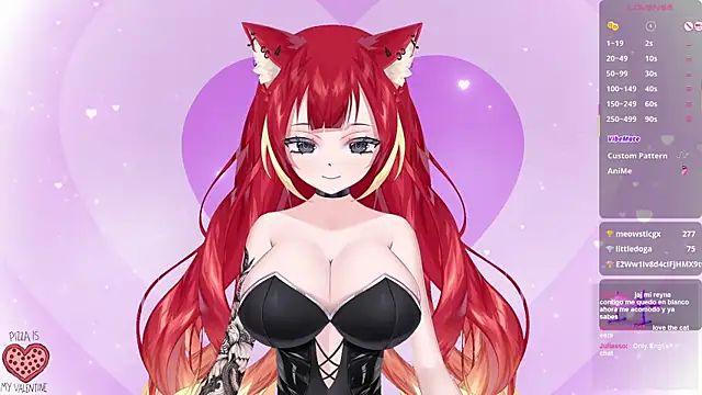 Snapshot of LewdKira_VT chatting on February 2025 01:33:02 PM LewdKira VT online show from February 2025 01:33:02 PM